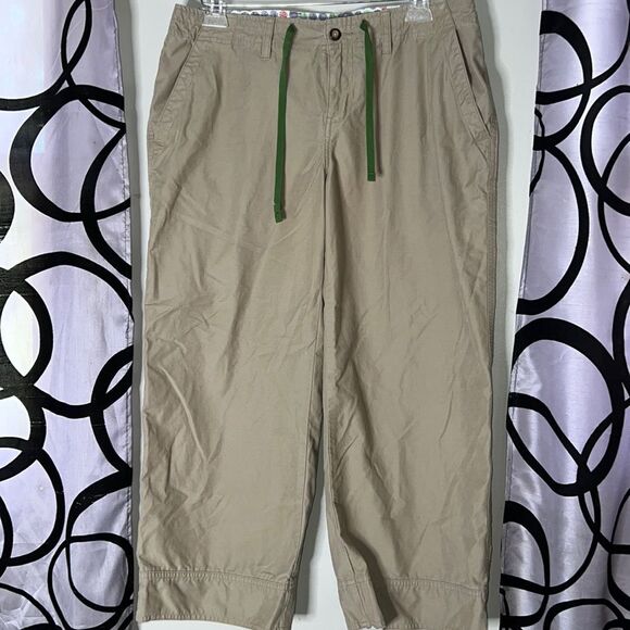 Horny Toad tan cropped chino hiking pants size 8 - Picture 1 of 9